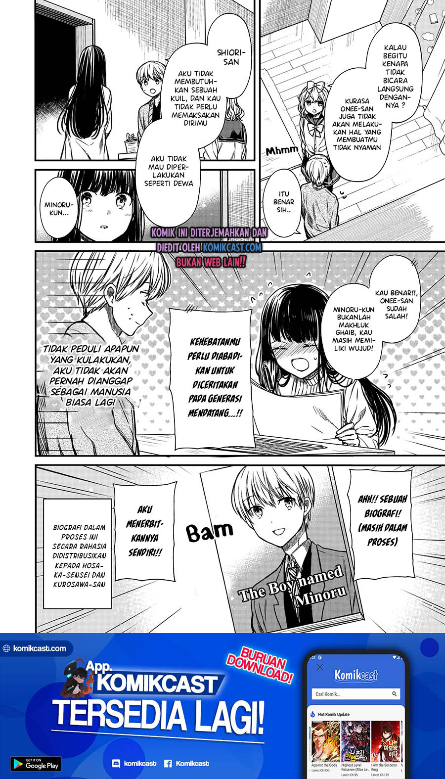 Danshi Koukousei wo Yashinaitai Onee-san no Hanashi Chapter 163 Bahasa Indonesia